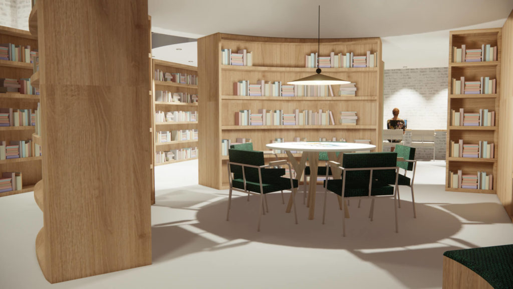 Bibliotheek 3D design